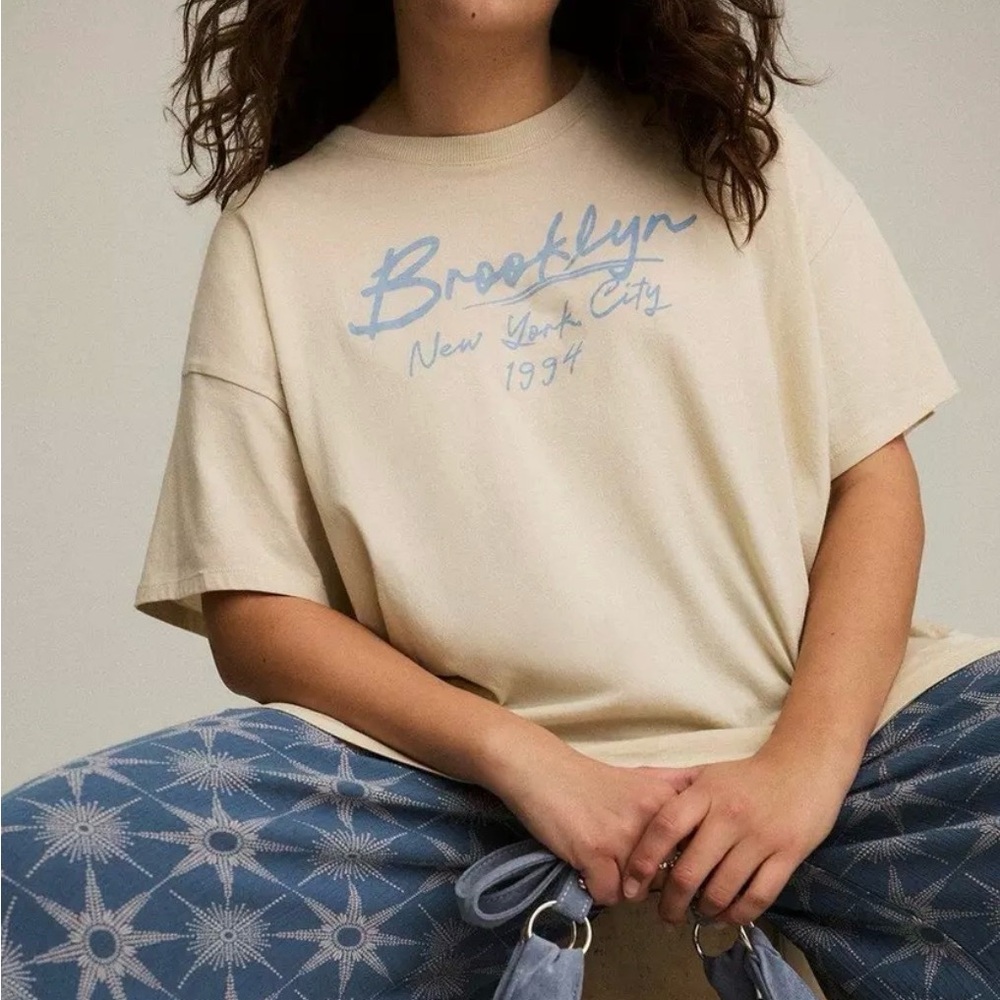 Torrid Brooklyn New York City 1994 t-shirt, size 1 oversized fit